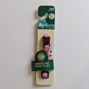 American Kennel Club reflective collar, toy breed